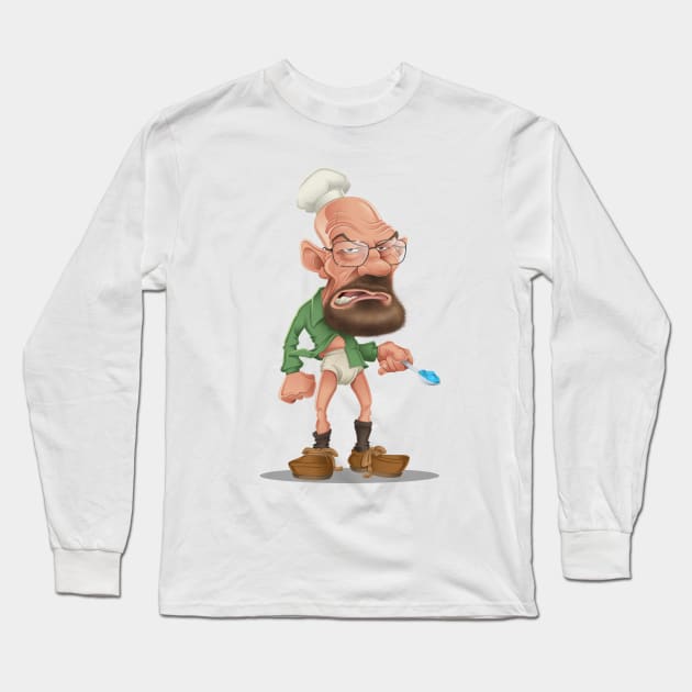 Time to Cook! Long Sleeve T-Shirt by MSgraphic